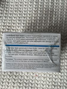 multivitamin face mask