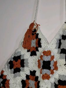 Boho Granny Square Crochet Bag