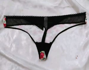 Floral Thong Panty