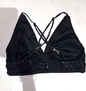 Sparkling Black Sequin cami