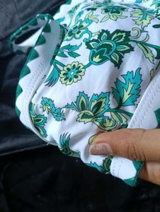 Floral Print Bikini Top