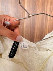 Chic White Eyelet Mini Dress