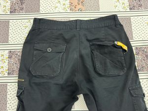 Superdry Men's Black Cargo Joggers