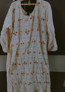 Elegant Green Embroidered Kurta