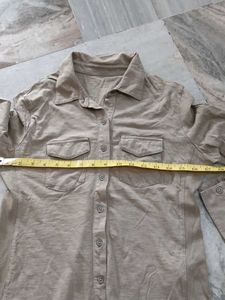 Casual Long Sleeve Button-Up Top