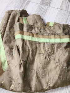 Stylish Lime Green Kurta with Patiala
