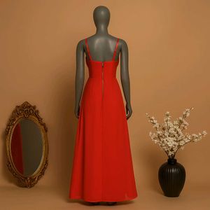 Sale🎉🎊Orange Maxi Dress with Embellishments