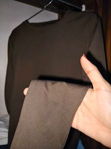 Classic Brown Round Neck T-Shirt