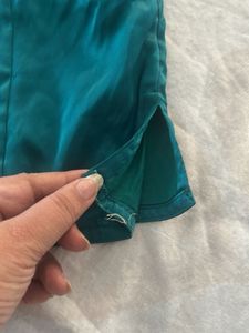 Embroidered Teal Ethnic Blouse