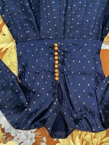 Elegant Navy Blue Kurta Set
