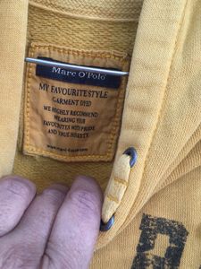 Marco Polo Mustard Hoodie For Men Size L