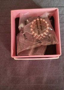 Chic Rose Gold Tone Beaded Convertible Bracelet