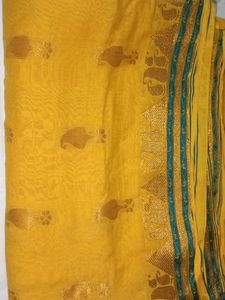 Gorgeous Yellow Saree