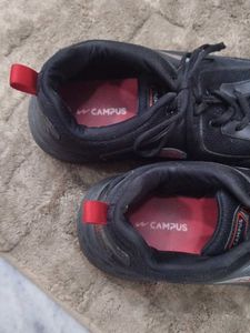 Campus Black Sports Shoes