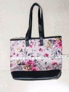 🆕️ Flower Print With Leather Purse