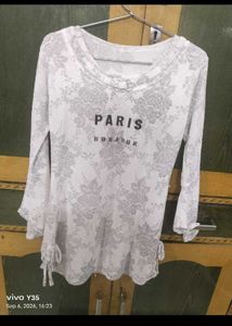 cord set top + jeans