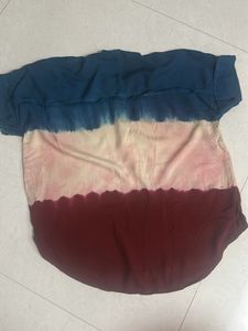 women tie and dye T-shirt