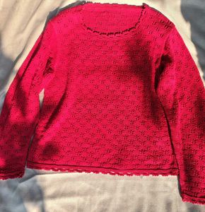 Red Knit Sweater