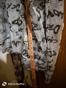 Graffiti Mesh Zip-Up Hoodie