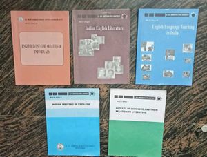 MA- English 2nd Year Books.