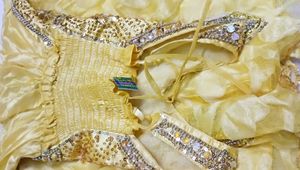 Full Flared Brasso Mul Work Gown