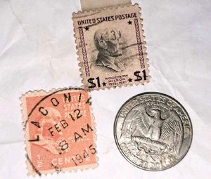 1940s USA Vintage stamps