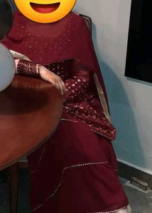 Elegant A Line Kurta With Gararah