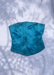 Stunning Teal Corset Top