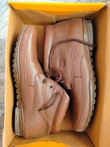 real leather Men's Brown boot