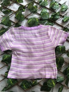Chic Striped Knit Top