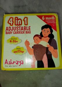 Ashraya 4-in-1 Ergonomic &amp; Adjustable Baby Carrier