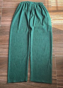 Green Pleated Palazzo Pants