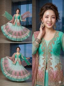 Designer partywear  indo western Lehenga