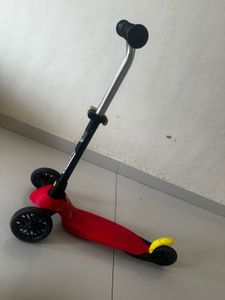 Red 3-Wheel Scooter for Kids