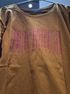Brown Graphic T-Shirt