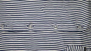 Striped Button-Up Shirt