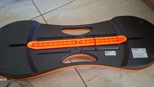 orange n black badminton net set