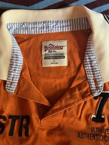 Orange ROSTR VINTAGE Jeanswear Polo Shirt