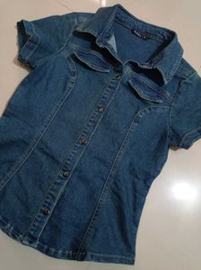 Y2k Denim Top