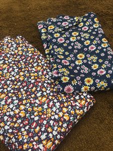 👉2 Floral @1 pricePrint Cotton Dress Material 2pc