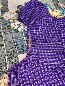 Beautiful Purple Colour A Line Dress