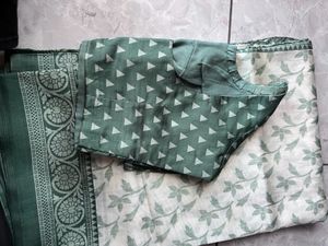Elegant Saree with Matching Blouse