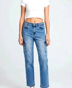 Blue Cargo Jeans 🌈