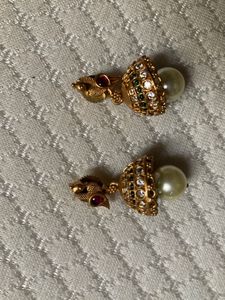 Jumka With Pearl Drop