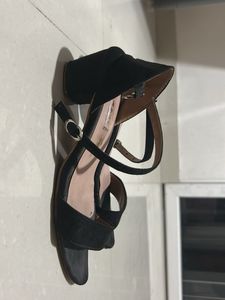 Stylish Black Block Heels