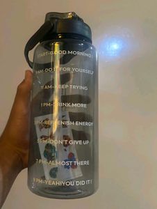 Motivational Water Bottle with Stickers