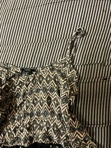 Patterned Tassel Cami Top