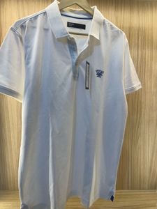 Men's White Polo T-Shirt