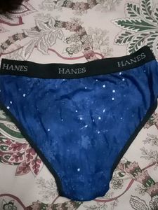 Hanes Blue Galaxy Print Briefs