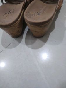 Stylish Brown Wedge Sandals Skechers...